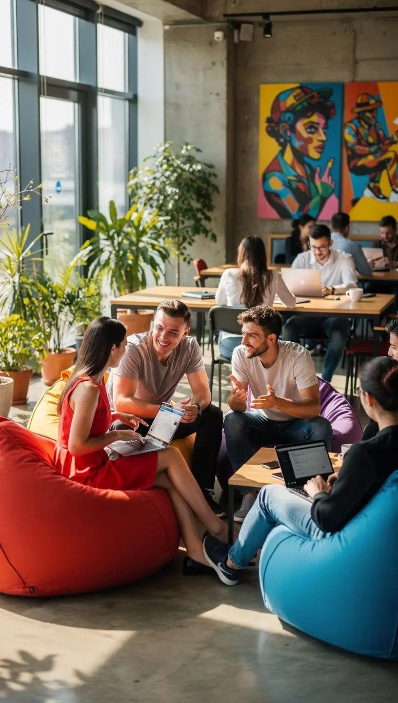 Professional team collaboration